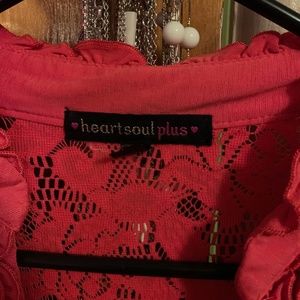 Pink Lace Baby Doll Top